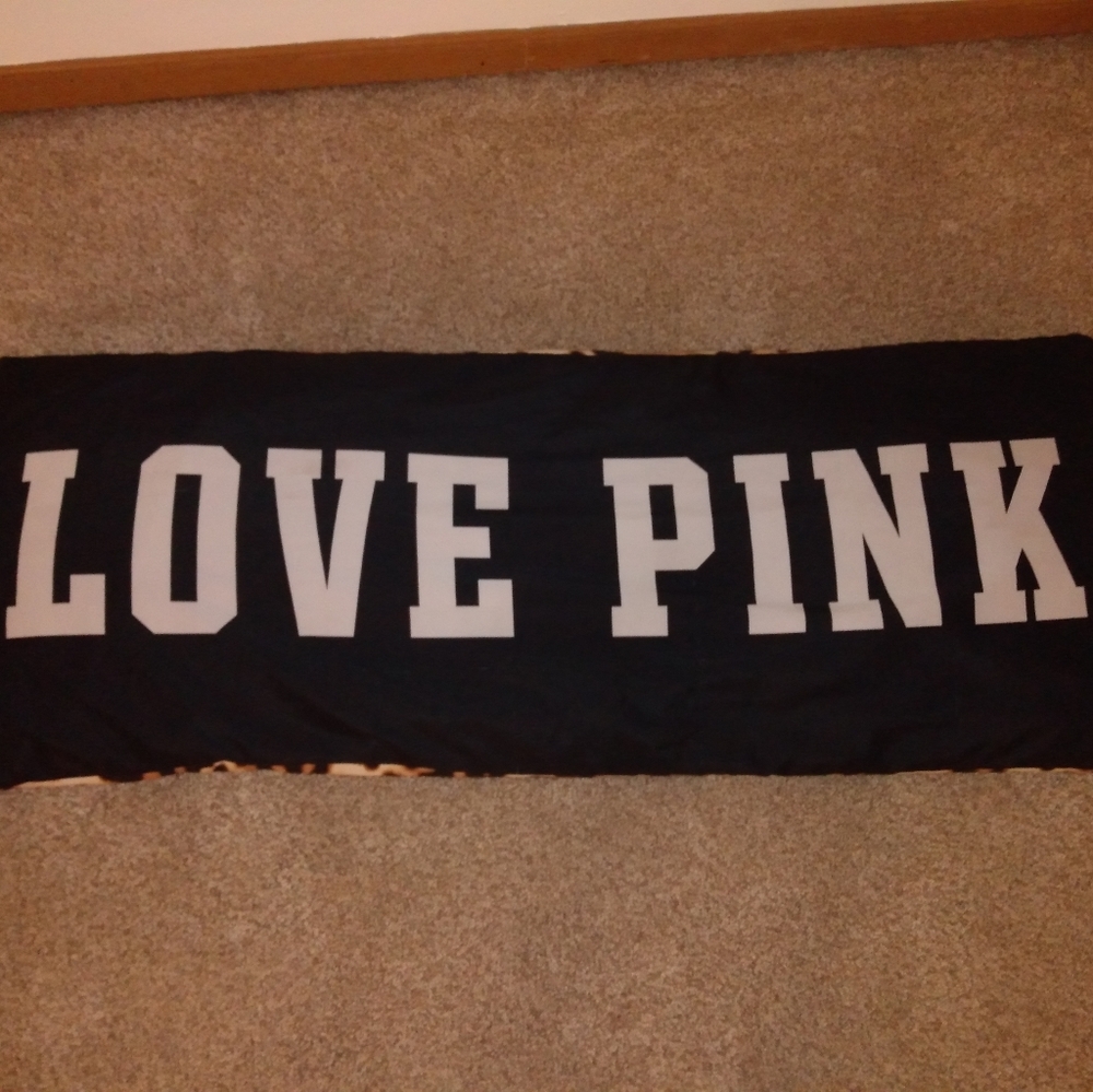Victoria's Secret PINK cheetah pillow case RARE
